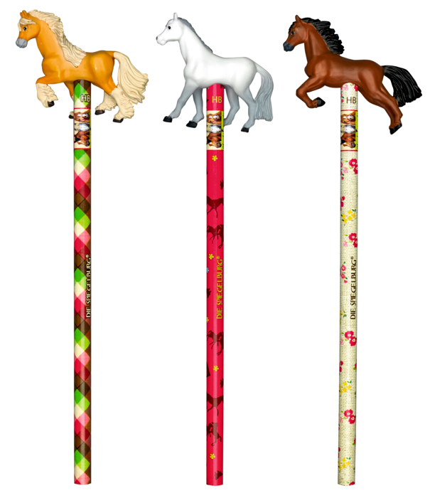 Bleistift mit Pferdetopper